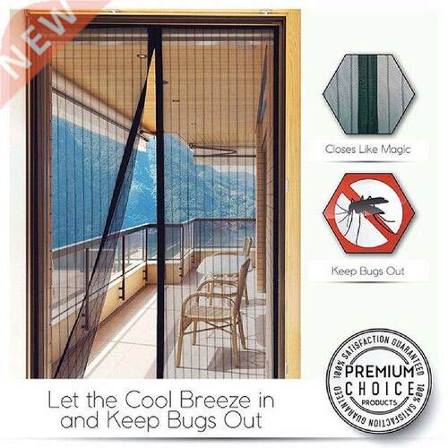 Magnet Mosquito Net Home Decoration Patio Soft Yarn Durable