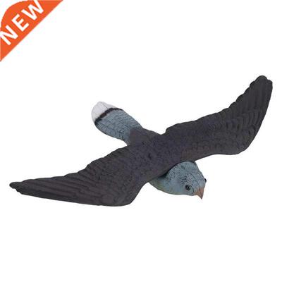 Large Owl Decoy Plastic Hawk Decoy Pest Control for Garden f