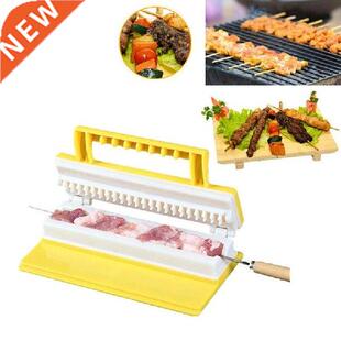 BBQ Kebab Maker Single Row 1 Pcs Meat Skewer Machine Quick