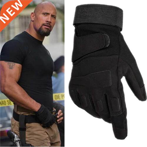 Men's Tactical Gloves Military Army Police Paintball Full Fi