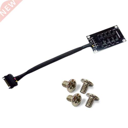 SATA 1 to 8 4Pin Molex Cooler Cooling Fan Hub Splitter PWM P