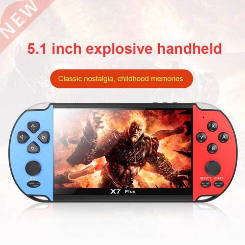 Handheld Game Console 5.1inch Display 128bit Nostalgic 8G Do