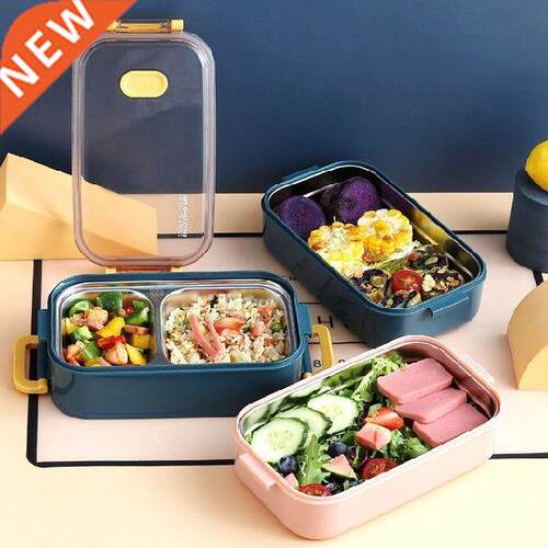Office Worker with Lunch Box Double-Layer Japanese-Style