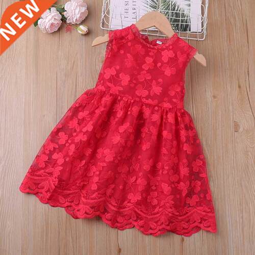 Humor Bear Girls Dress Sleeveless Baby Kids Clothes Summer C