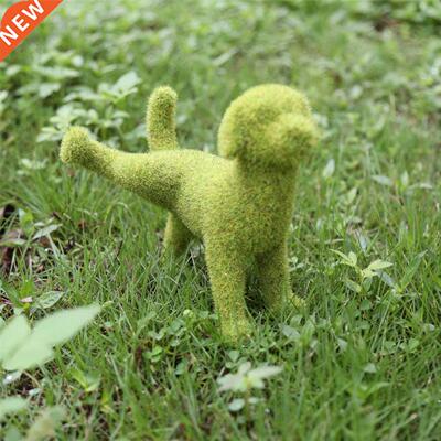 Dog/Mushroom Shaped Patio Sculpture Mini Micro Landscape