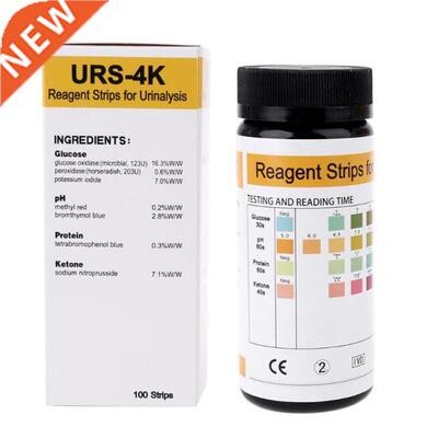 100 PCS pH Glucose Protein Ketone Urine Test Strip Paper Rea