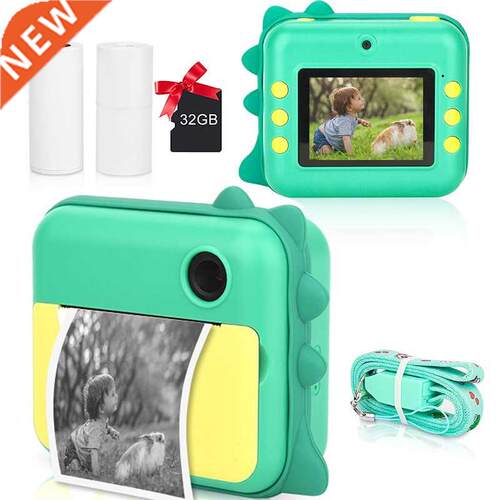 Children Instant Camera Print Camera For Kids 1080P Video Ph