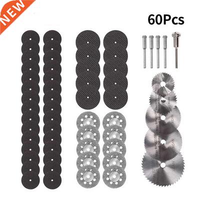 60Pcs Diamond Cutting Wheels Set for Dremel Rotary Tool Die
