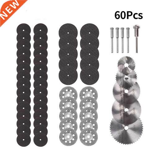 60Pcs Diamond Cutting Wheels Set for Dremel Rotary Tool Die