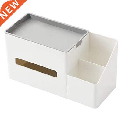 White Tissue Holder Square Tissue Box Cover Organizer