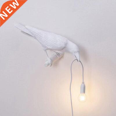 modern led crow bird wall lamp bedroom bedside wall lamp sta
