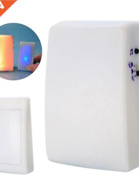 L9NB 7 Color Light Flash Changable Music Doorbell Home