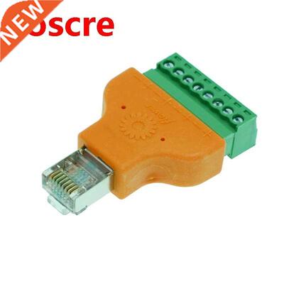 1Pcs Mixed color RJ45 connector RJ45 to Screw Terminal Adapt
