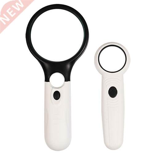 2 Pack nifying Glass with LED Light 3X 45X 11X Handheld nifi