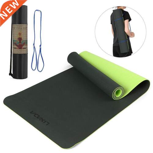 Lixada 72.05×24.01in TPE Yoga Mat 8MM Thicken Portable