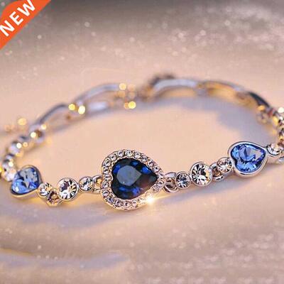 FAMSHIN Hottest Womens Ladies Crystal Rhinestone Bangle Ocea