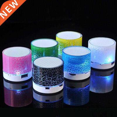 Bluetooth Speaker Mini Wireless Loudspeaker Crack LED TF Car