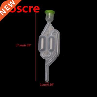 5Pcs Plastic Fermenting Air Locks Twin Bubble S Types Wine A