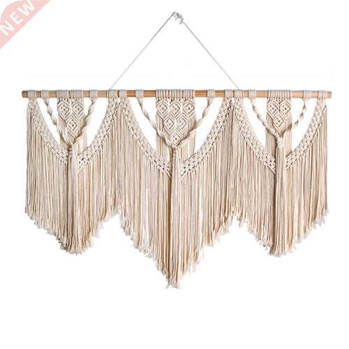 Macre Wall Hanging Tapestry Handwoven Cotton Rope oho