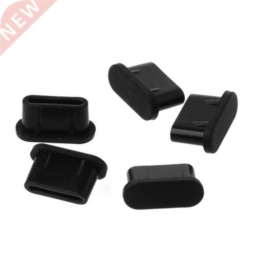5 Pcs/Set Type-C Dust Plug USB Charging Port Protector Silic
