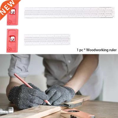 Woodworking Ruler Scribing Stainless Steel Gauge Marking
