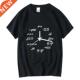 math Prin cotton casual 100% shirt clock XINYI funny Men