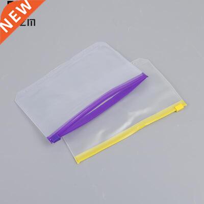 4pcs Binder Pockets Waterproof PVC Cash Budget Envelopes Zip
