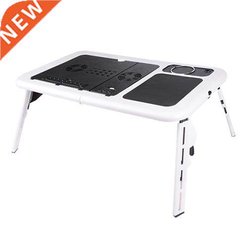 Foldable Desk Table Stand Bed Tray Fans