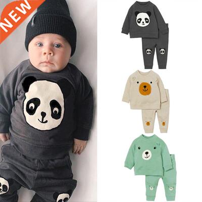 2Pcs Spring Baby Boy Clothes Set  Newborn Clothes Tod