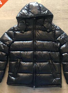 Men Winter Down Jacket Hooded Coat Short Fashion Parka Thick