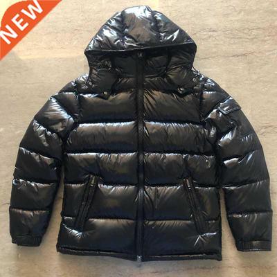 Men Winter Down Jacket Hooded Coat Short Fashion Parka Thick