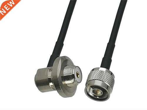 1Pc RG58 N Male Plug to UHF SO239 Female Jack Bulkhead Right