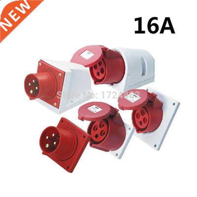 16A 3 pole connector Indurial malefemale sockets SFN-114/