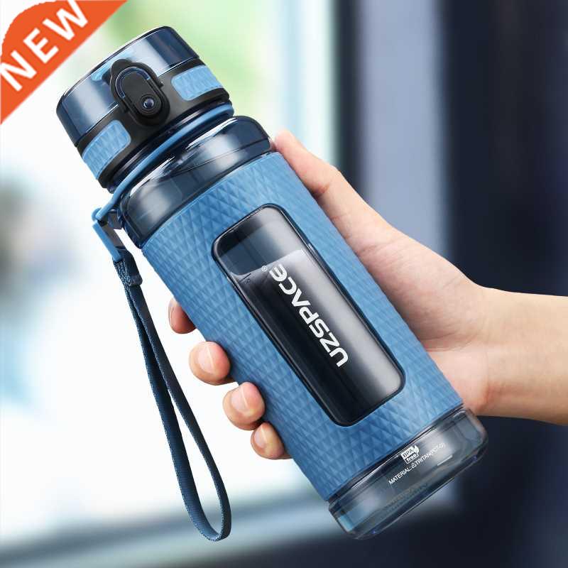 UZSPACE Sports Water Bottles Gym Leak-proof Drop-proof Porta