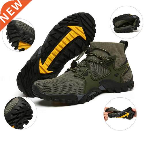 JIEMIAO Mesh Breathable kking Hiking Shoes Men Sneakers Outd