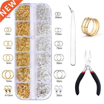 Jewelry Fndngs Kts Wth Open Jump Rngs Lobster Clasps Ho