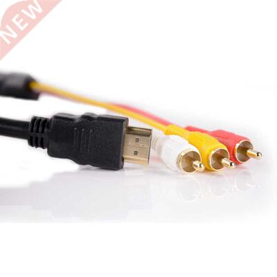 1.5M HDMI to 3 RCA Male Cable Audio Video AV Component Conve