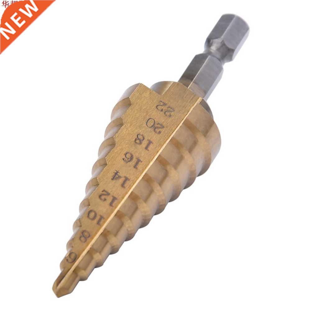 Hex Titanium Coating HSS Step Cone Drill Bit He Cutter 4-2