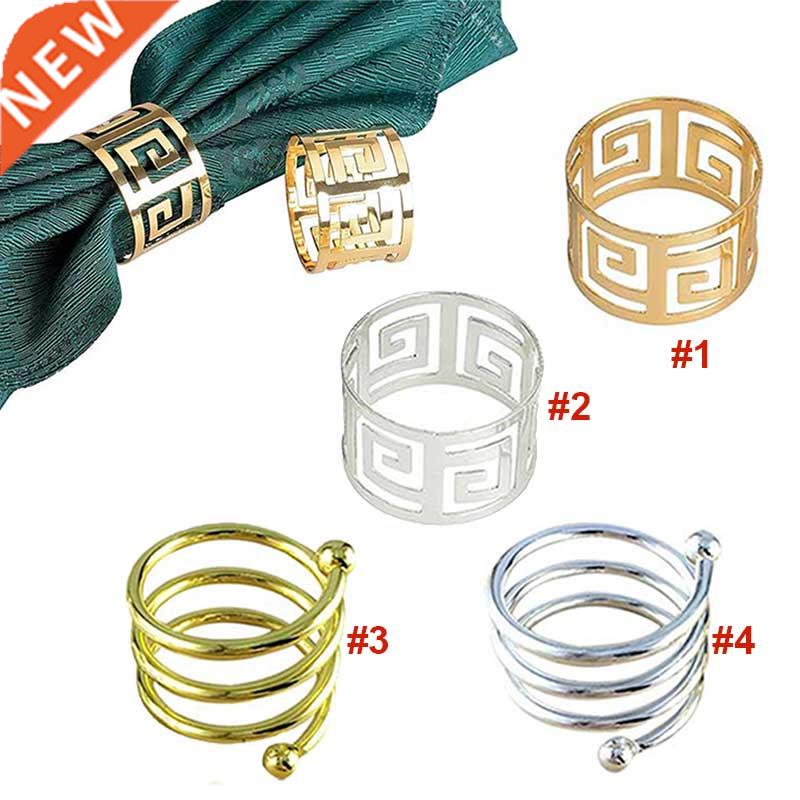 6pcs Serviette Rings Napkin Holder West Dinner Towel Napkin