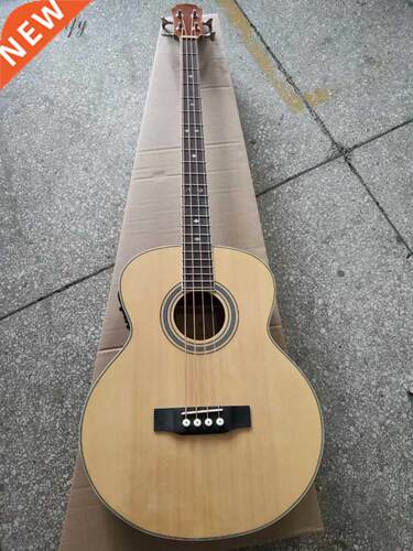 4 strng electrc acoustc bass gutar hgh gloss 43 nch na