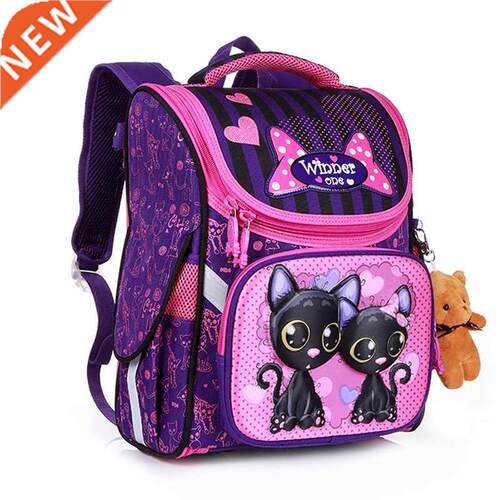 New Fashion Cartoon School Bags Backpack for Girls Boys Bear