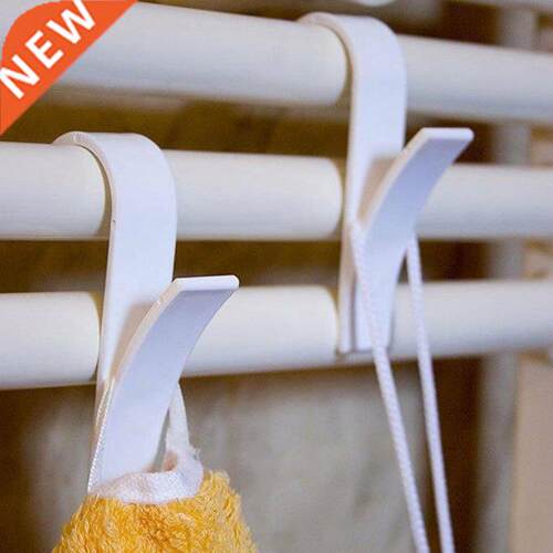 4/6 pcs Hook White Holder Hanger for Heated Towel Radiator R