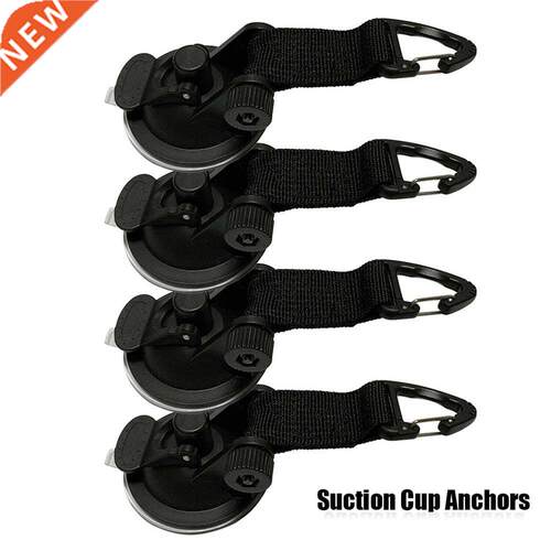 4Pcs Outdoor Sucton Cup Anchor Securng Hook Te Down
