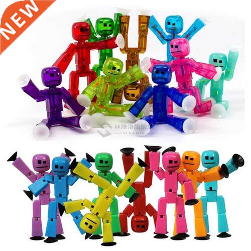 2-20 Pieces Random Color Stikbot Screen Animation Shed Doll