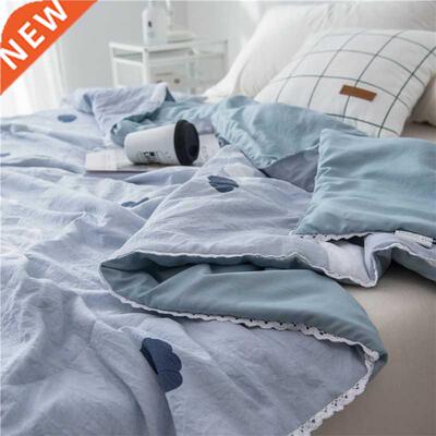 Washed Cotton Summer Quilt Airable Cover Nap Duvet Summer