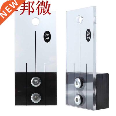 Dowel Jig Acrylic Hardened Steel Pocket Hole Jig 1/2 3/8 1/