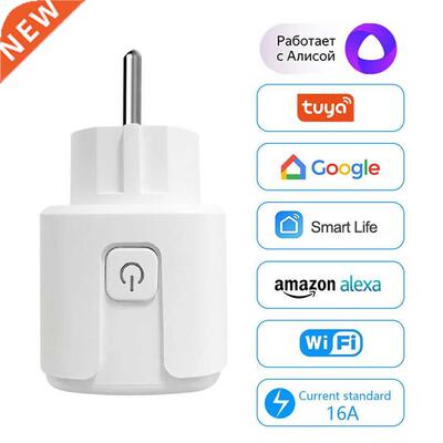 WiFi Smart Plug Sockets 16A EU Plug Smart Life APP Work with