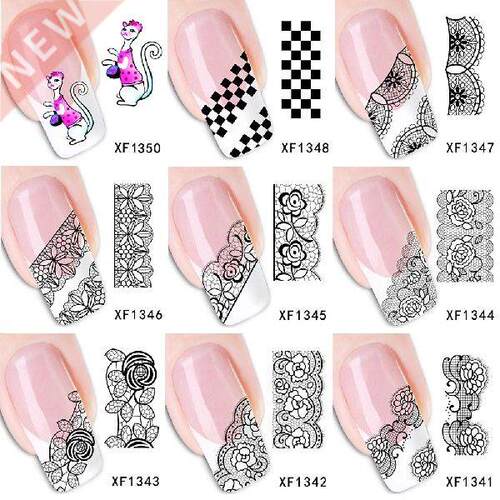Fashion Lovely  Nail Art Sticker Women Manicure Beauty