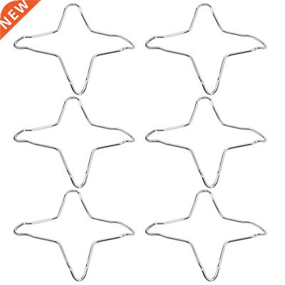 6Pcs Kitchen Gas Hobs Wok Ring Wok Support Ring Cast Iron