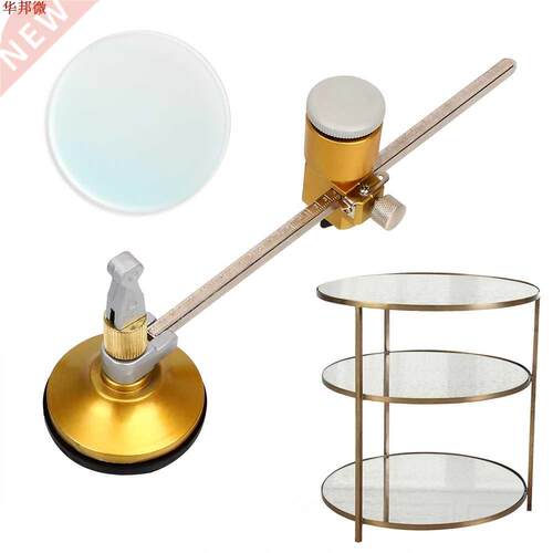 compas verre coupe 400mm de diamètre verre peint rond